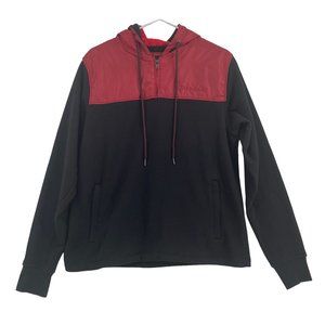 Blizzard Diablo Hoodie Men's Size Small Black/Red 1/4 Zip‎ Lined Hood Sweatshirt